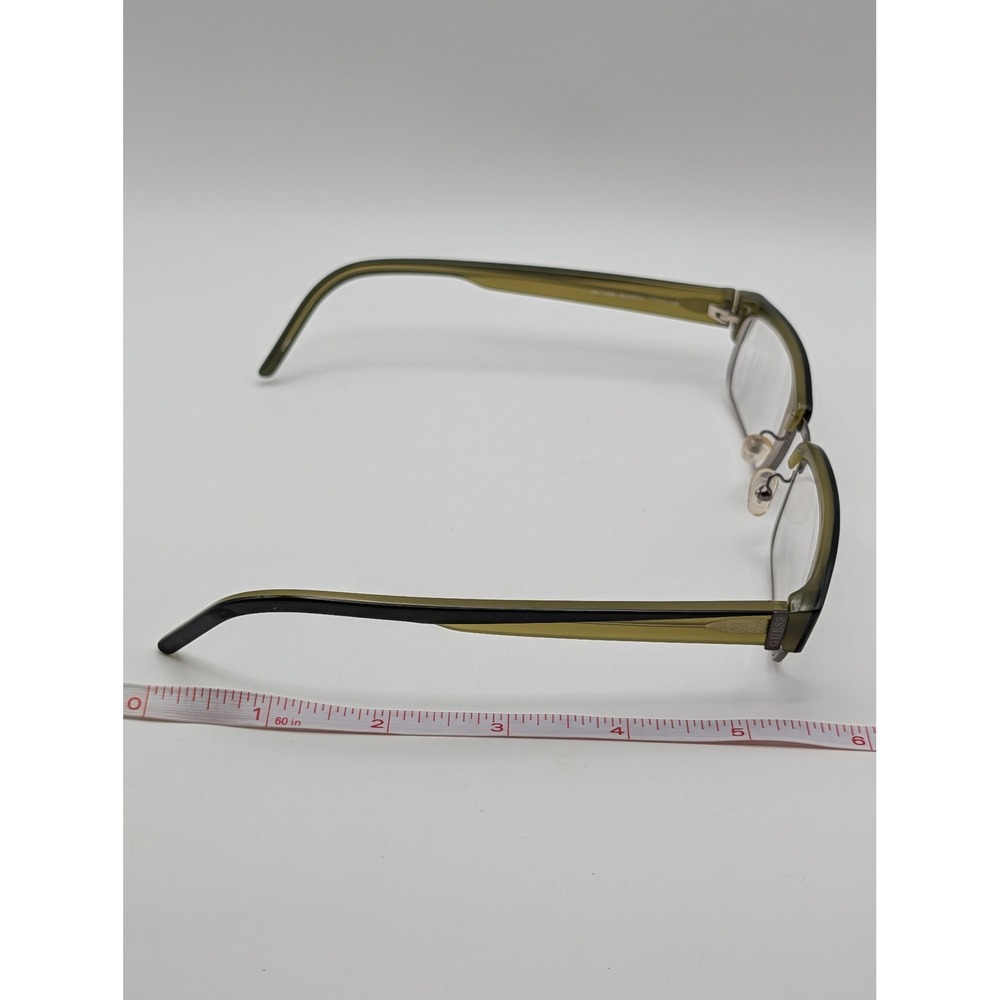 Guess GU1546 Eyeglass Frames Only Black Green Full Rim Rectangle 52-17-145 - Picture 13 of 16